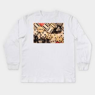 Tabletop Dice Kids Long Sleeve T-Shirt